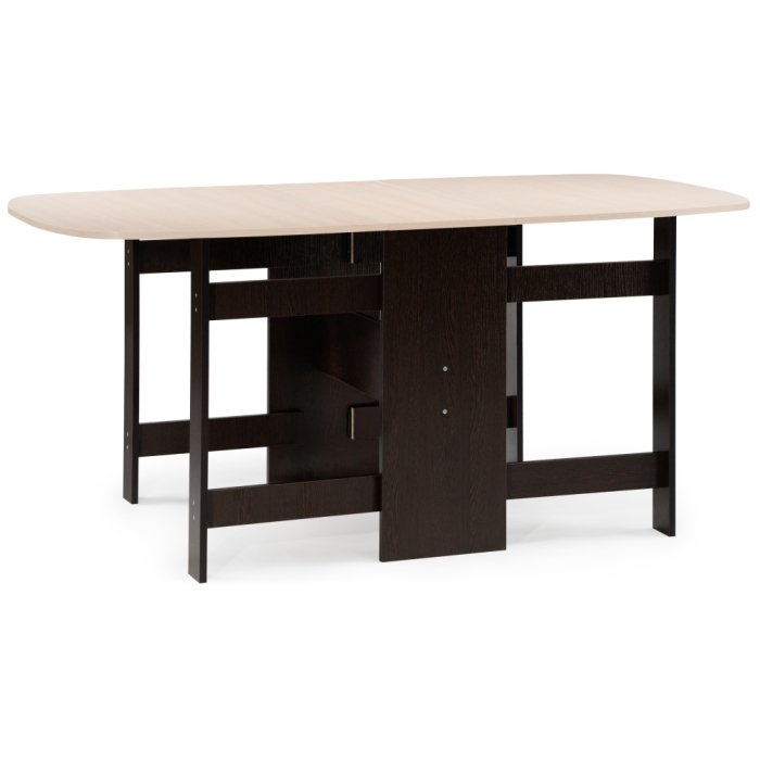 Стол-книжка Йентель бабочка венге / дуб молочный