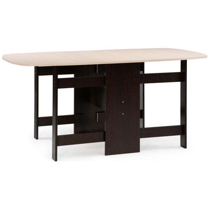 Стол-книжка Йентель бабочка венге / дуб молочный