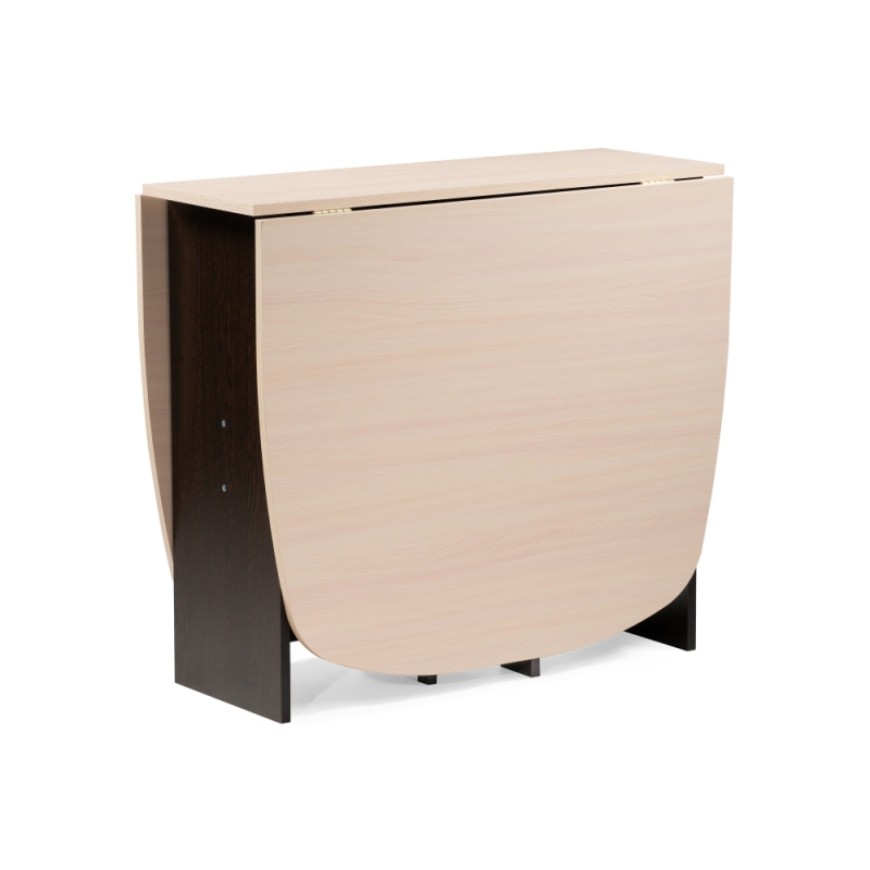 Стол-книжка Йентель бабочка венге / дуб молочный