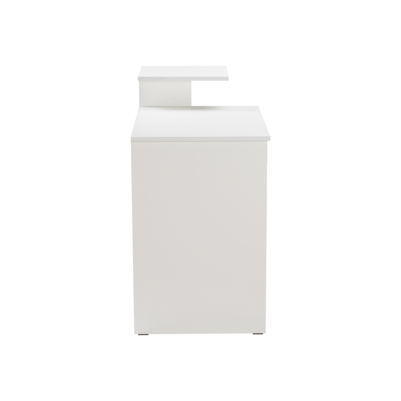 Стол компьютерный Джаз-24 99,6х49,4х86,4 правый белый