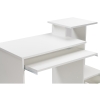 Стол компьютерный Джаз-24 99,6х49,4х86,4 правый белый