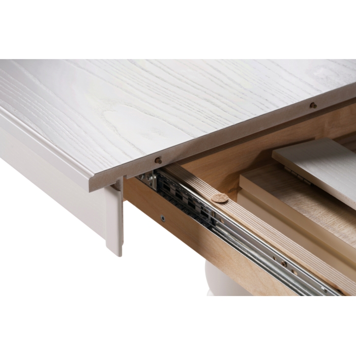 Стол Красидиано 190(250)х84х76 молочный