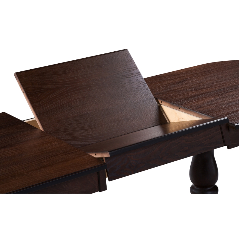 Стол Красидиано 190(250)х84х76 орех темный