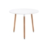 Стол Lorini 90х73 white / wood