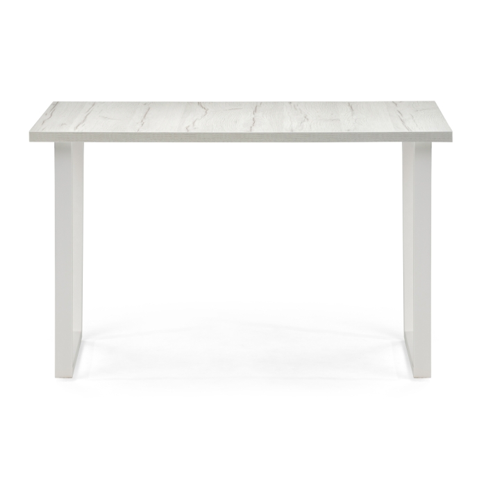 Стол Лота Лофт 120х74х75 25 мм белый матовый / юта