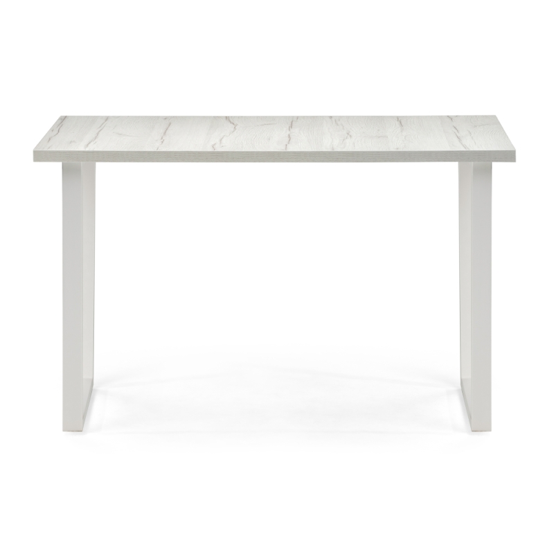 Стол Лота Лофт 120х74х75 25 мм белый матовый / юта