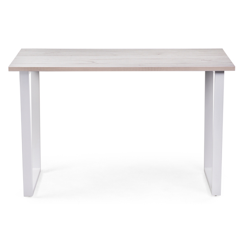 Стол Лота Лофт 140х80х75 25 мм юта / белый матовый