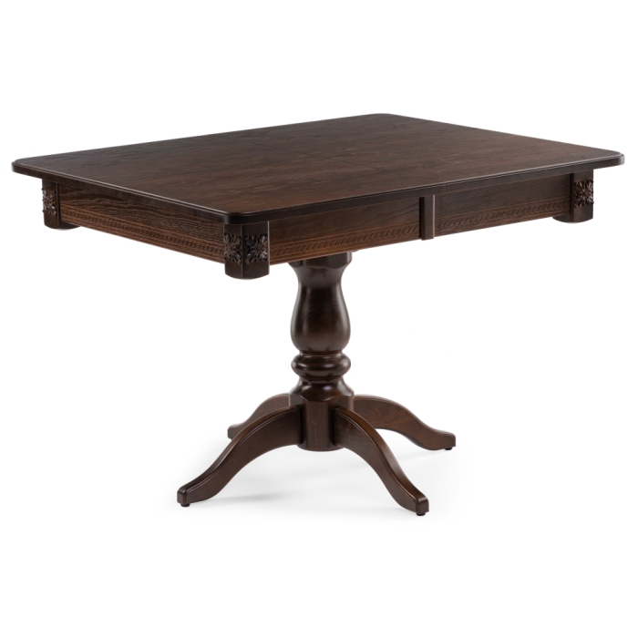 Стол Матис 110(150)х90х76 орех темный