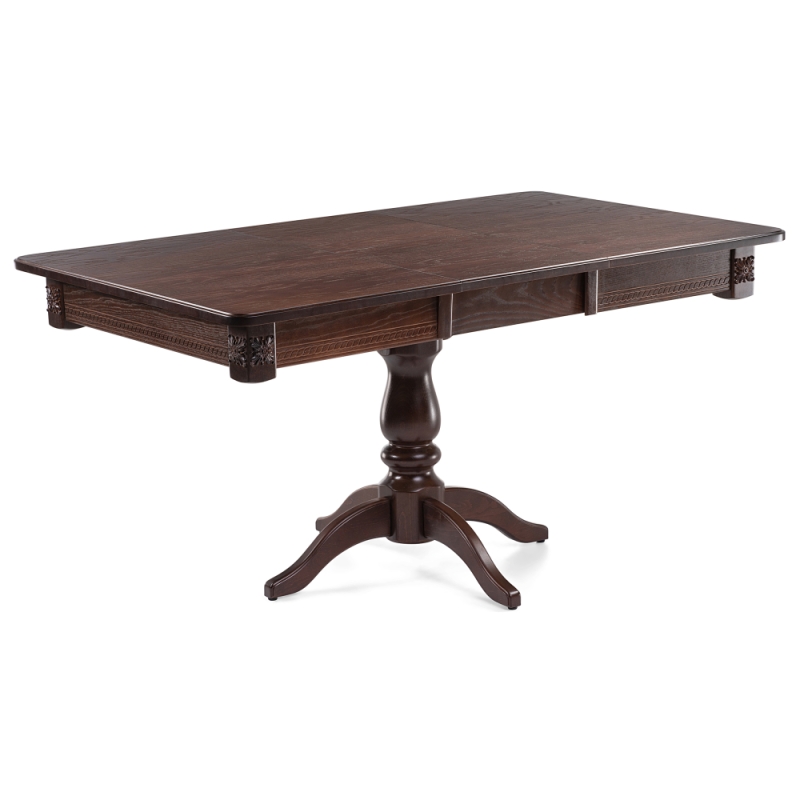 Стол Матис 110(150)х90х76 орех темный