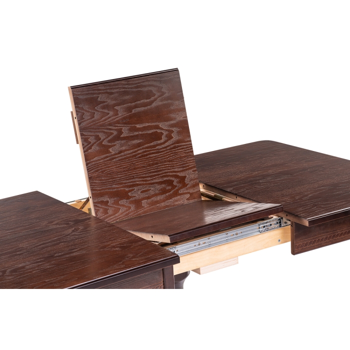 Стол Матис 110(150)х90х76 орех темный