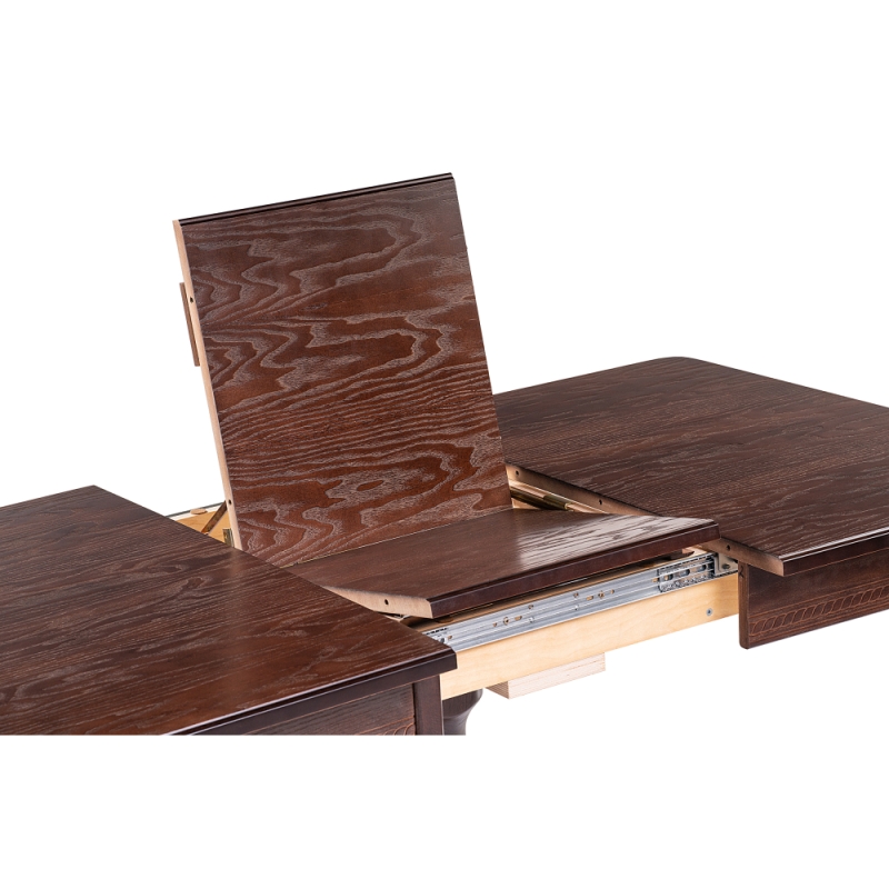 Стол Матис 110(150)х90х76 орех темный