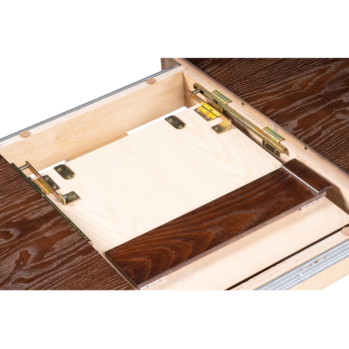 Стол Матис 110(150)х90х76 орех темный