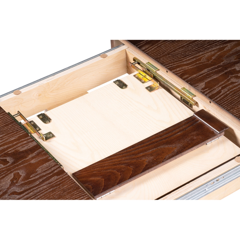 Стол Матис 110(150)х90х76 орех темный