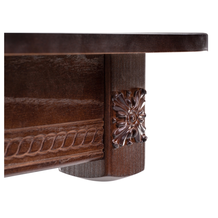 Стол Матис 110(150)х90х76 орех темный