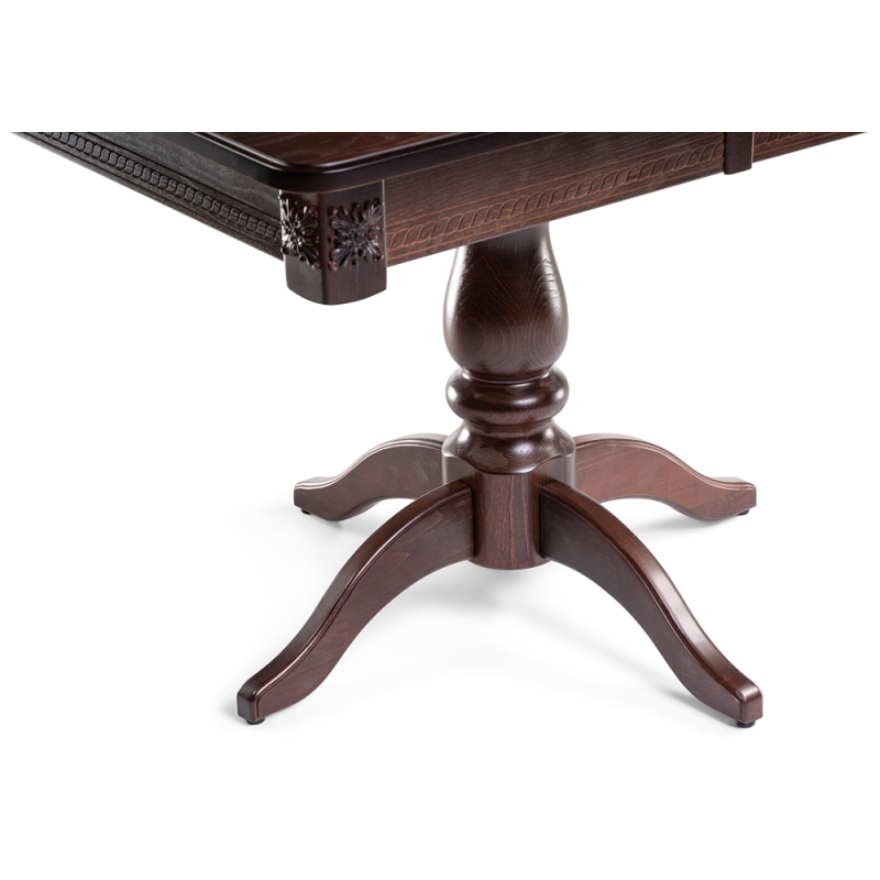 Стол Матис 110(150)х90х76 орех темный