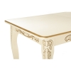Стол Мауро 129(179)х84х78 патина золото / слоновая кость