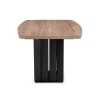 Стол на тумбе Эудес дуб галифакс табак / черный