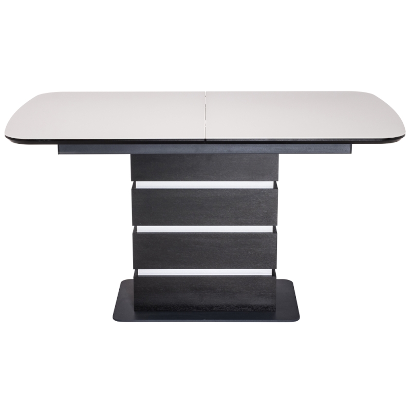 Стол на тумбе Фернан 140(180)х80х76 венге / белый