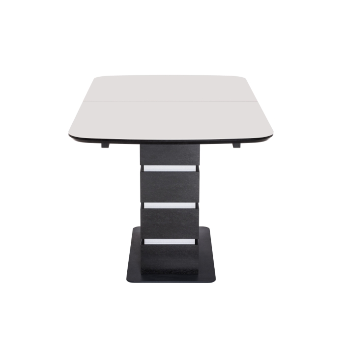 Стол на тумбе Фернан 140(180)х80х76 венге / белый