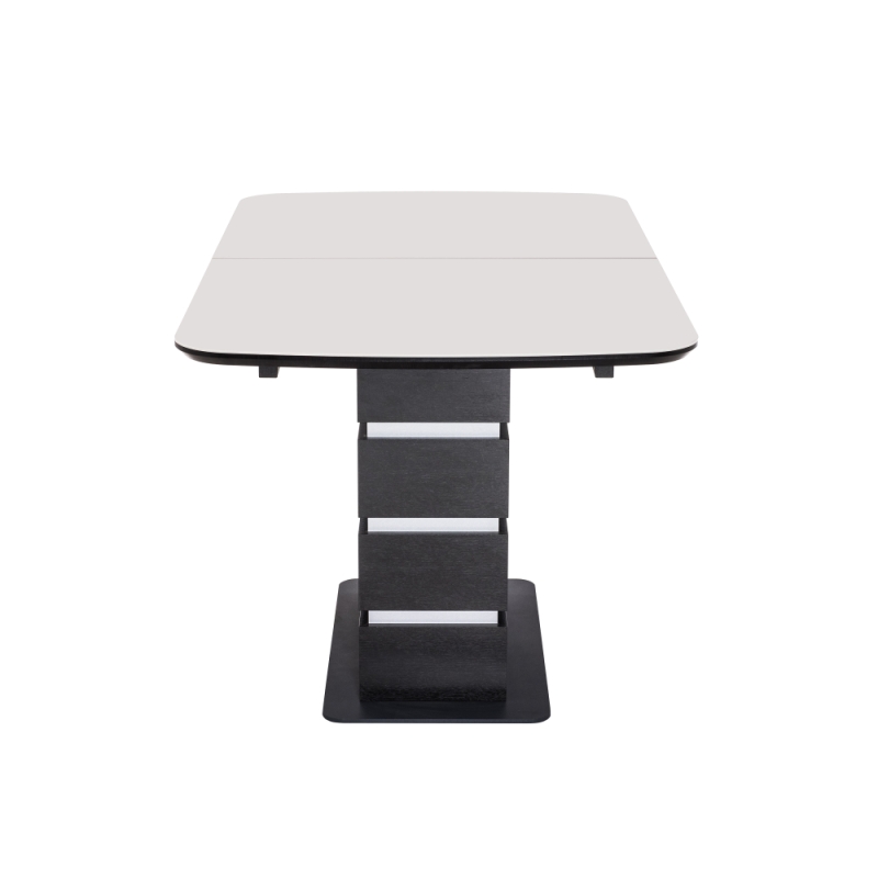 Стол на тумбе Фернан 140(180)х80х76 венге / белый