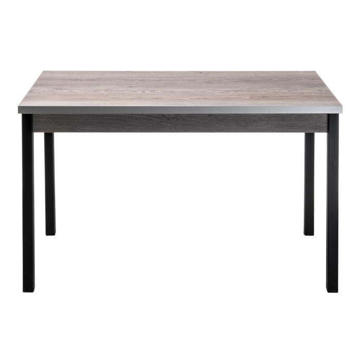 Стол Оригон 120(160)х70х77 навара / черный матовый