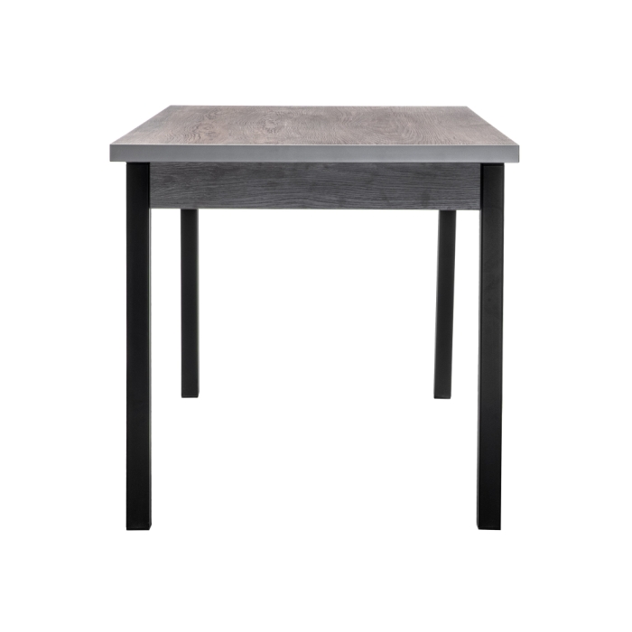 Стол Оригон 120(160)х70х77 навара / черный матовый