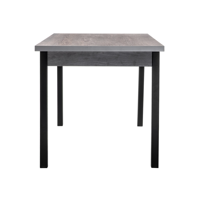 Стол Оригон 120(160)х70х77 навара / черный матовый