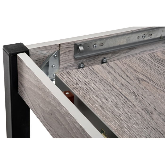 Стол Оригон 120(160)х70х77 навара / черный матовый