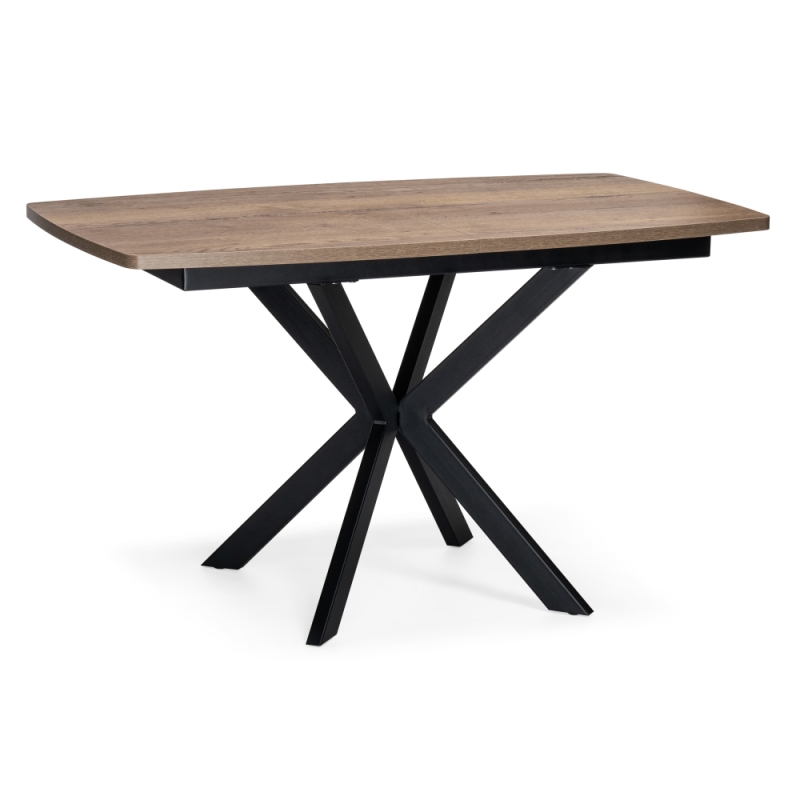 Стол Палу 130(170)х80х75 дуб галифакс табак / черный