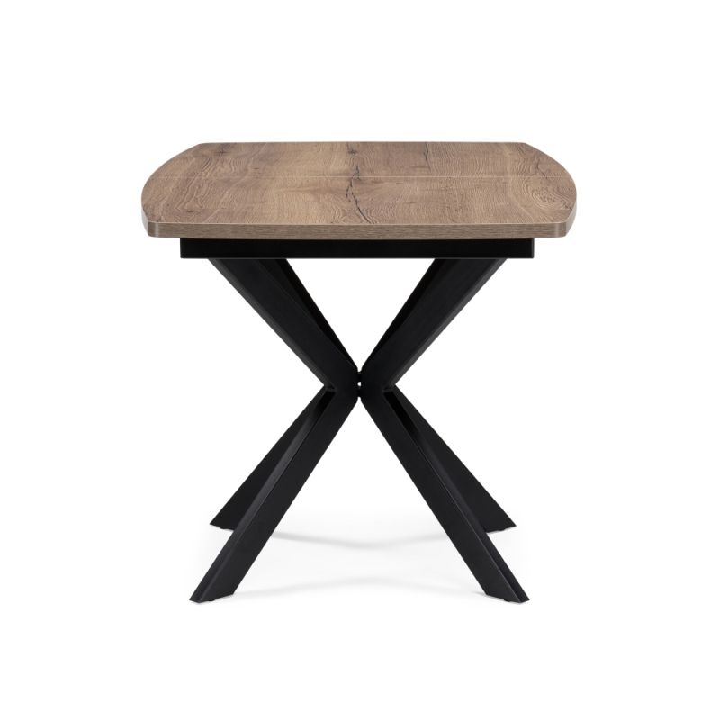 Стол Палу 130(170)х80х75 дуб галифакс табак / черный