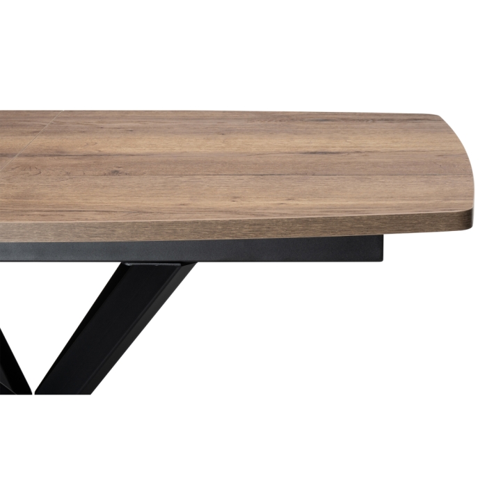 Стол Палу 130(170)х80х75 дуб галифакс табак / черный