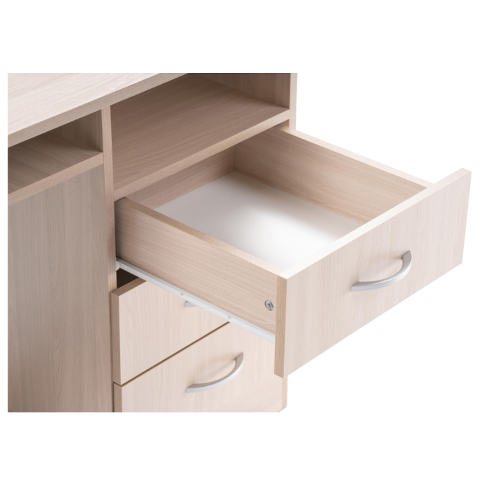 Компьютерный стол Бриз ЛДСП ясень светлый