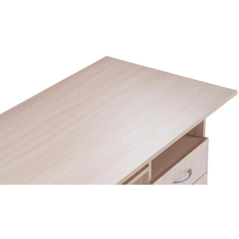 Компьютерный стол Бриз ЛДСП ясень светлый