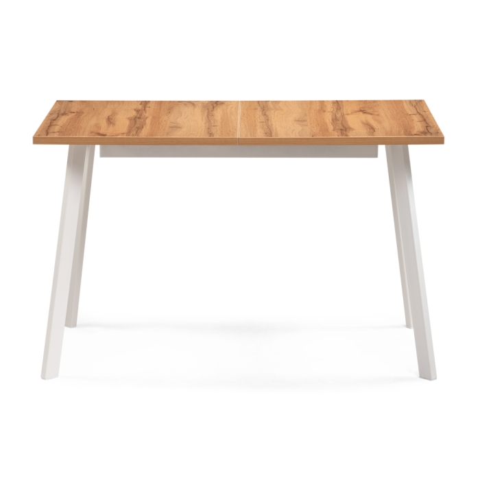 Стол раскладной Колон Лофт 120(160)х75х75 25 мм дуб вотан / белый матовый