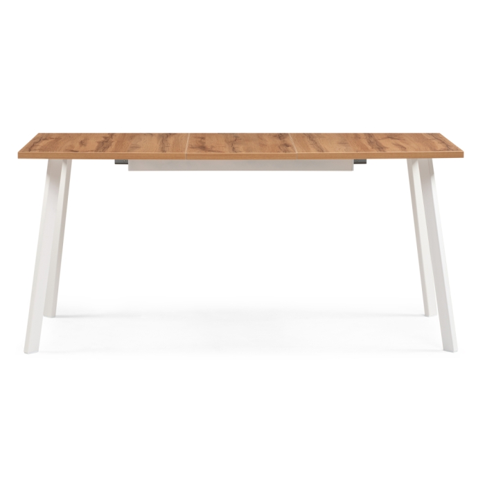 Стол раскладной Колон Лофт 120(160)х75х75 25 мм дуб вотан / белый матовый