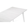Стол раскладной Колон Лофт 120(160)х75х75 25 мм юта / белый матовый