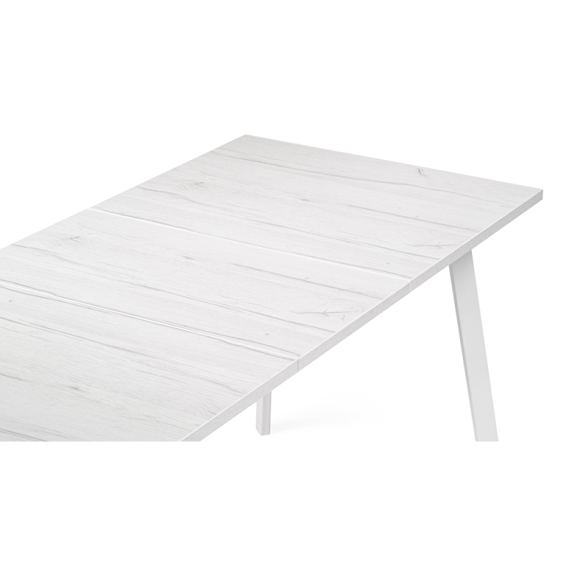 Стол раскладной Колон Лофт 120(160)х75х75 25 мм юта / белый матовый