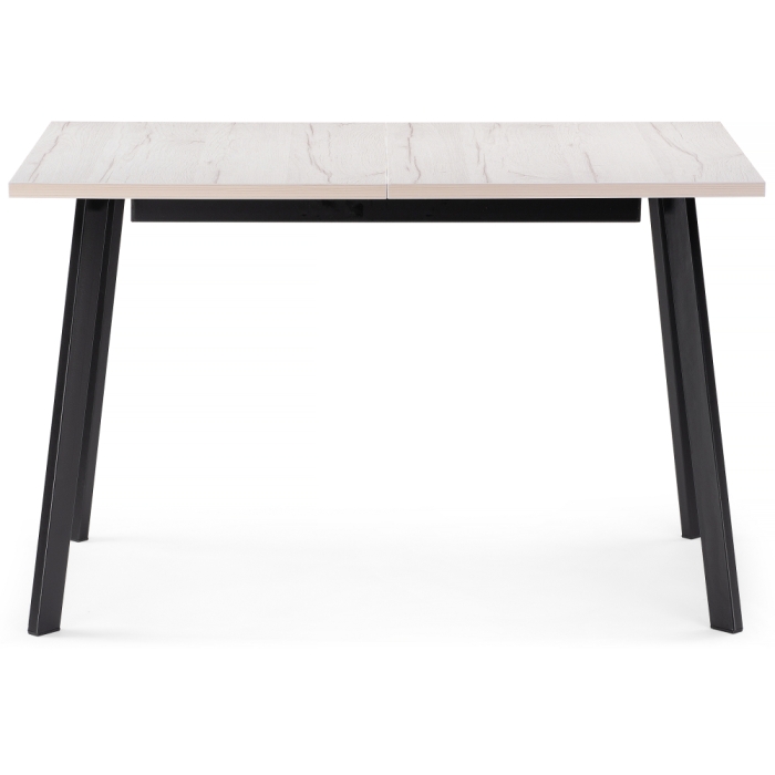 Стол раскладной Колон Лофт 120(160)х75х75 25 мм юта / матовый черный