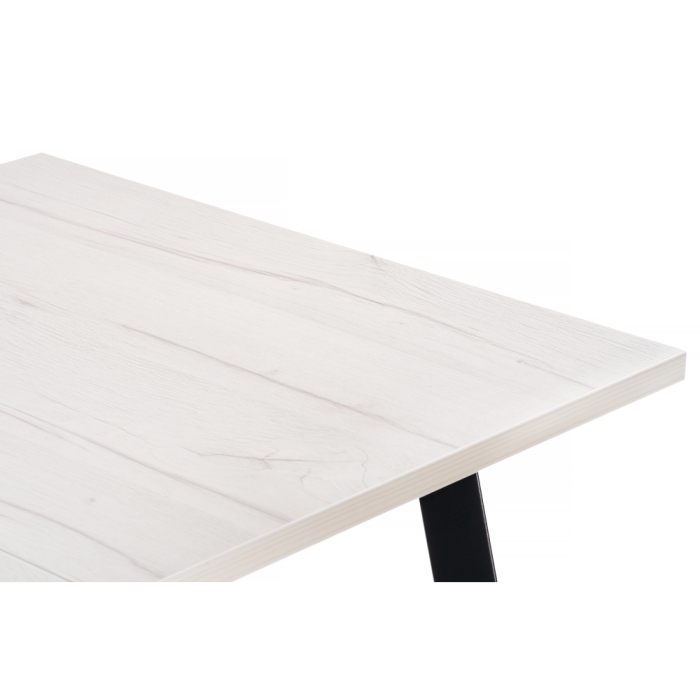 Стол раскладной Колон Лофт 120(160)х75х75 25 мм юта / матовый черный