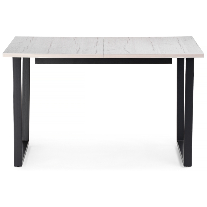 Стол раскладной Лота Лофт 120(160)х75х75 25 мм черный матовый / юта