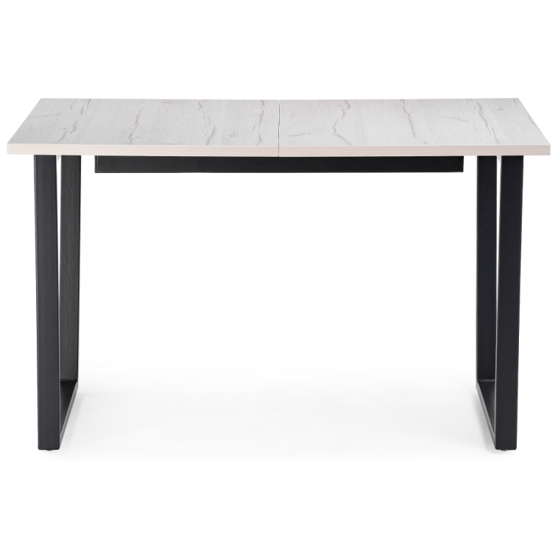 Стол раскладной Лота Лофт 120(160)х75х75 25 мм черный матовый / юта