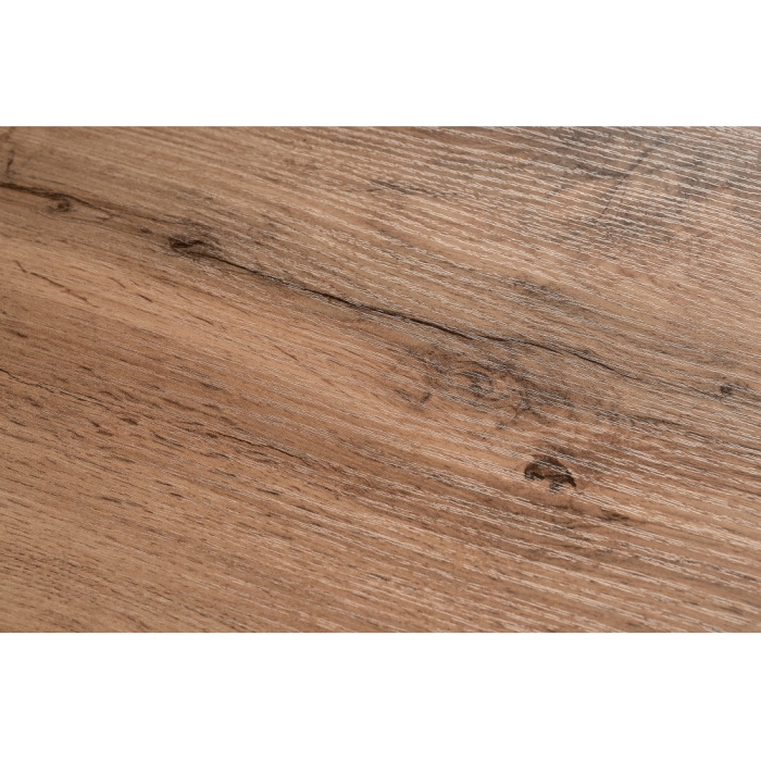 Стол раскладной Лота Лофт 120(160)х75х75 25 мм дуб делано темный / матовый черный