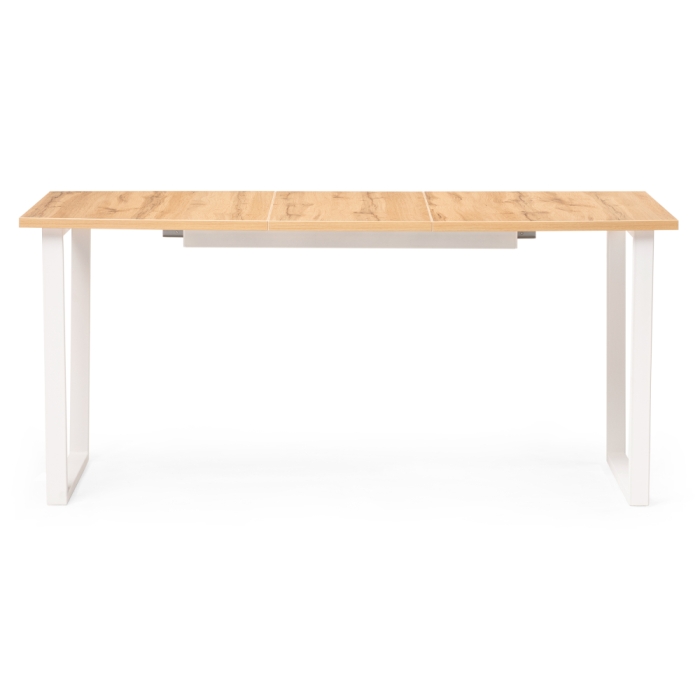 Стол раскладной Лота Лофт 120(160)х75х75 25 мм дуб вотан / белый матовый
