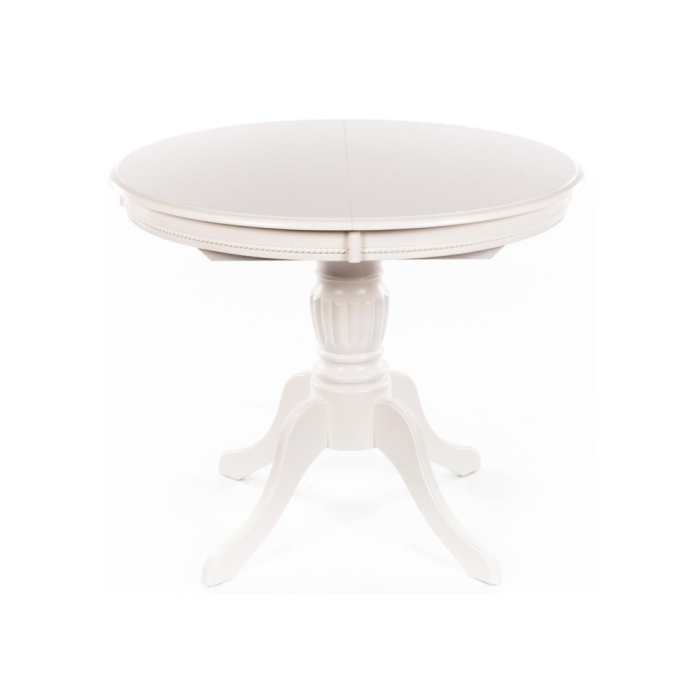 Стол раскладной Toskana 90(125)х90х75 молочно-белый