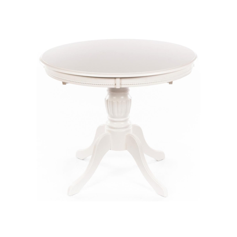 Стол раскладной Toskana 90(125)х90х75 молочно-белый