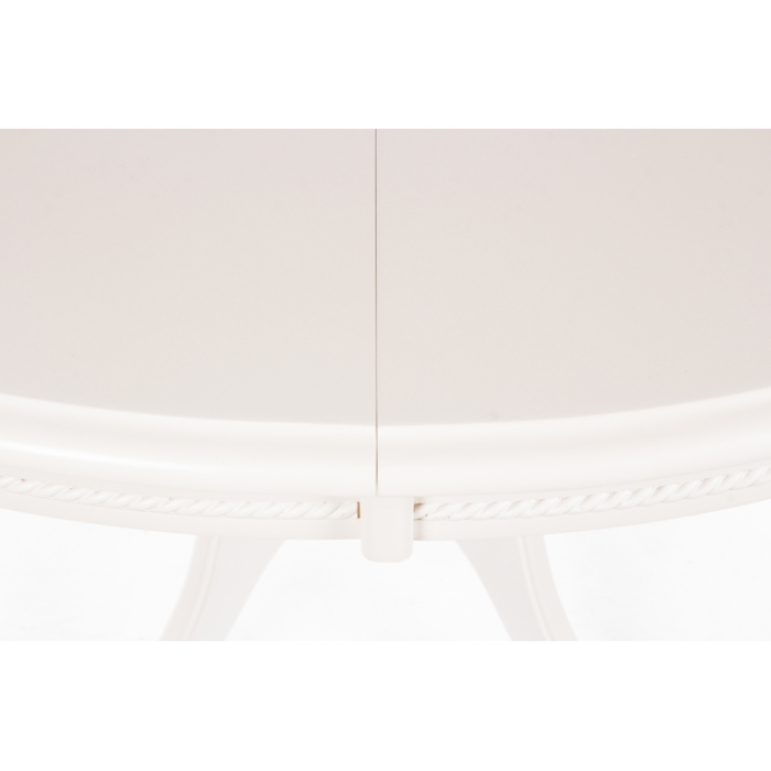 Стол раскладной Toskana 90(125)х90х75 молочно-белый