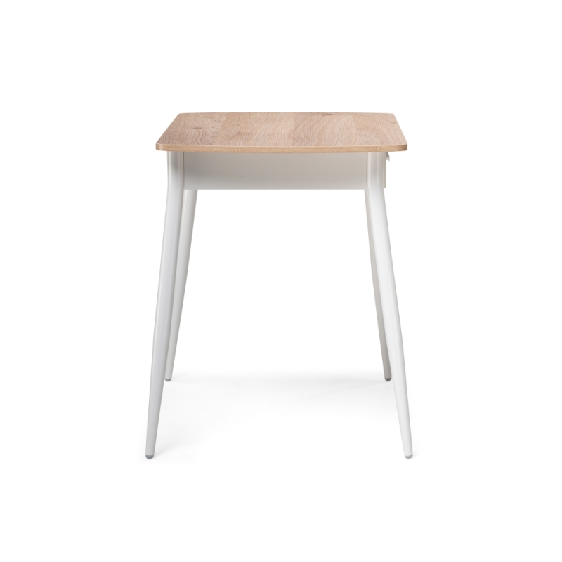 Стол Ревари 90х60х76 эврика / белый