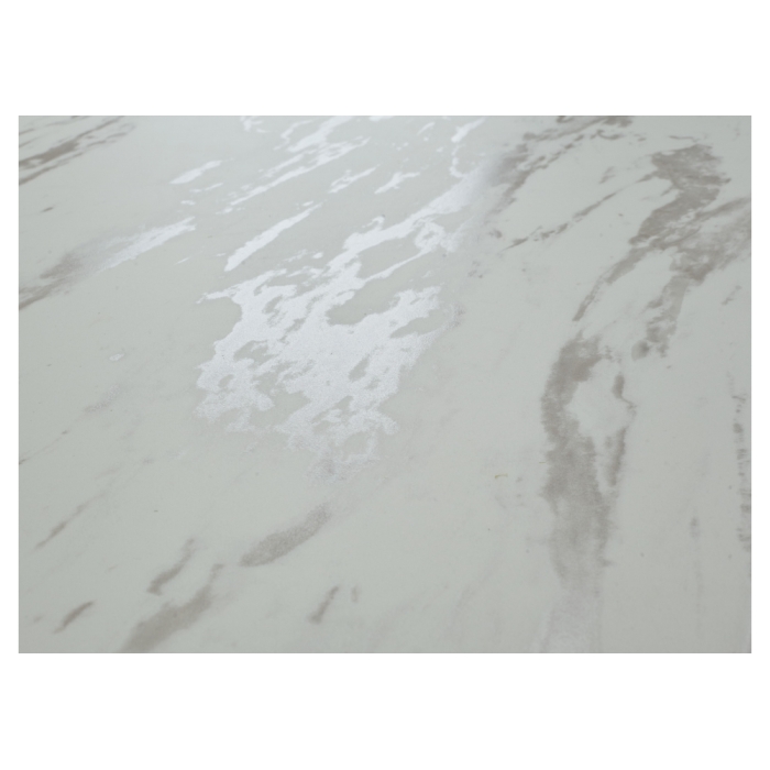 Стол Rieti 200 KL-99 белый мрамор матовый / итальянская керамика / черный