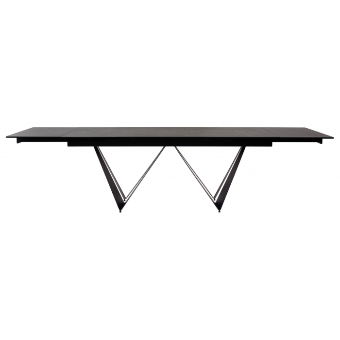 Стол Rieti Nero KL-116 черный мрамор матовый / черный