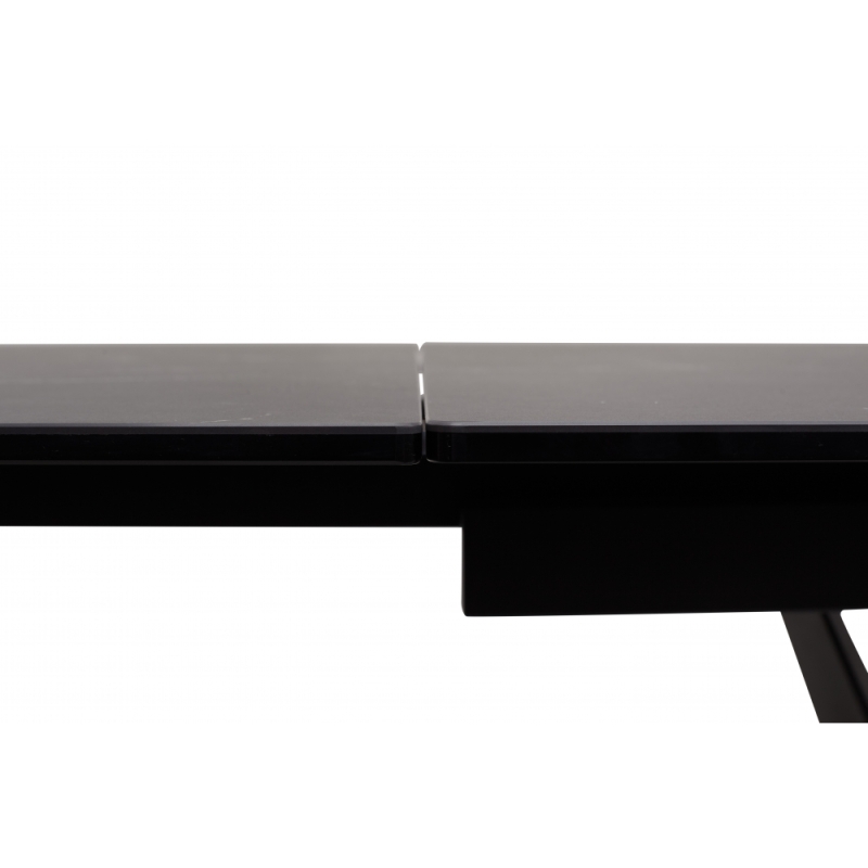 Стол Rieti Nero KL-116 черный мрамор матовый / черный